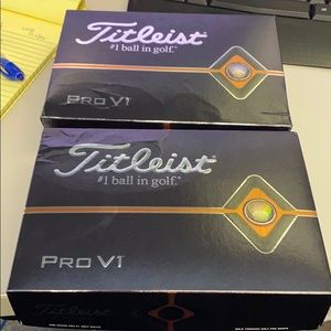 Titleist Golf balls. 2 packs